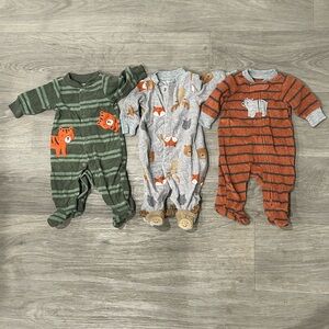 Preemie Fleece Sleeper Onesies